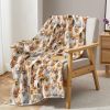 Pomeranian Dog Throw Blanket,Pomeranian Gifts for Dog Lovers,Flannel Blanket for Dog Mom Dad,Soft Blankets for Sofa Bed