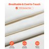 4-Piece Bed Sheet Set - Queen Size, 100% Bamboo Fiber Bedding Set, Cooling, Breathable & Shrink-Resistant Luxury Bed Sheet with Deep Pocket