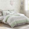 9 Piece Cotton Percale Comforter Set Cal King
