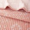 100% Cotton Matelasse Quilt, Full/Queen, Reversible, Terracotta Floral