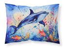 Dolphin Standard Pillowcase Lightweight Super Soft Easy Care Decorative Artwork Pillowcase, Standard