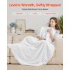 Fleece Throw Blanket, 50 x 60 Inches / 1270 x 1524 mm, Flannel Fleece Cozy Throw Blankets, Cute Small Fuzzy Throws, Lightweight Super Soft Bed Bl