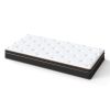 10 Inch Twin Mattress, Innerspring Mattress with Black Gold Trim & White Cover - Medium Firm Support, Breathable Design for Kids, Teens