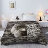 Black Dog Throw Blanket Dog Animal Printed Blankets Soft Flannel Throw, Gifts for Pet Lovers Kids,Lightweight Flannel Throw Blankets