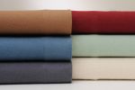 Bibb Home Solid Flannel 4 Piece Sheet Set