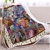 1 Pc Of High Weight Soft And Warm Simple Colored Cat Pet Themed Lamb Wool Blanket, Versatile Sofa, Good Companion, Office Nap Blanket