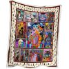 1 Pc Of High Weight Soft And Warm Simple Colored Cat Pet Themed Lamb Wool Blanket, Versatile Sofa, Good Companion, Office Nap Blanket