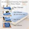 Diamond Grid Ultrasonic Waterproof Mattress Protector, QUEEN
