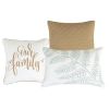 6 Piece Brown Mushroom Print Comforter Set Queen King Size