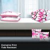 5-Piece Pink Cherry Blossom Bedding Set (Queen/King/Cal King) - Microfiber Quilt + Pillow Shams